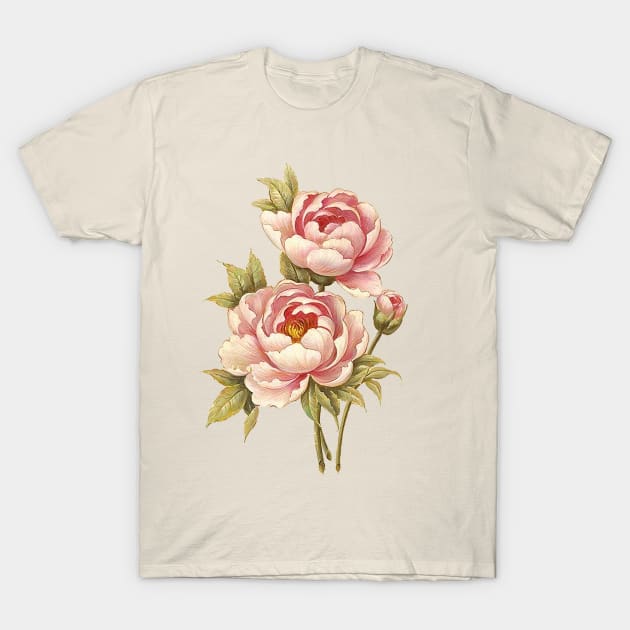 Botanical Print: Peony T-Shirt by Catholicamtees